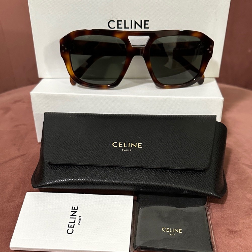 Celine Brown Tortoise Sunglasses